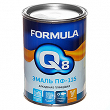Эмаль ПФ-115 Q8 0,9кг желтая FORMULA