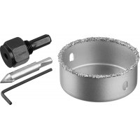 Коронка-чашка по кафелю карбид вольфрама 64мм L 25мм ЗУБР