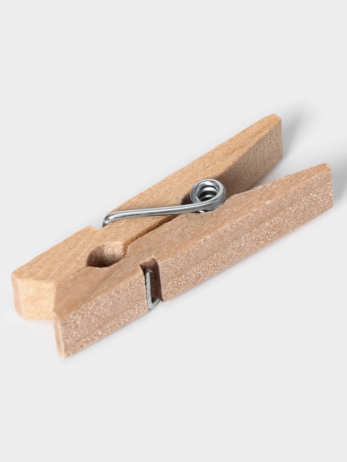 Прищепки деревянные 3,5см, 30шт "Мини"