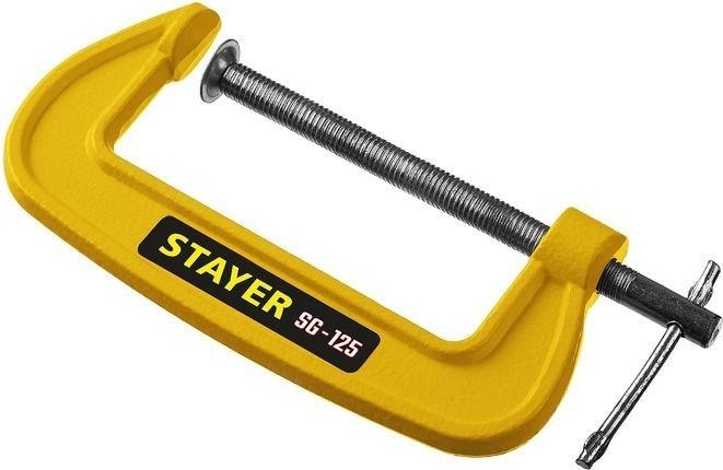Чугунная струбцина G 125мм ,SG-125 STAYER