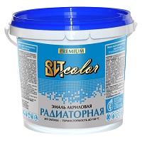 Эмаль для радиаторов акриловая 0,5кг белая Вит color
