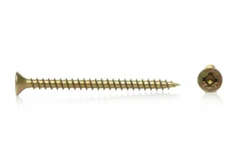 Саморез универсальный желтый цинк 4,5х70