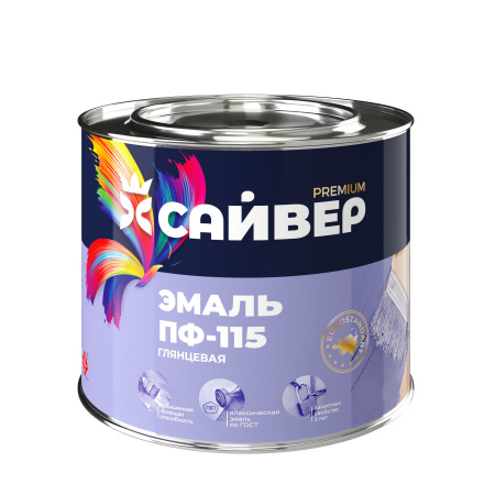Эмаль ПФ-115 0,8кг слоновая кость САЙВЕР