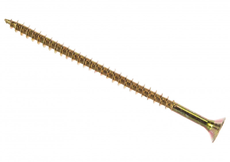Саморез универсальный желтый цинк 4,5х80