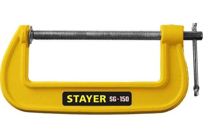 Чугунная струбцина G 150мм ,SG-150 STAYER