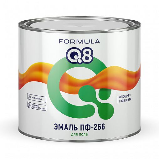 Эмаль ПФ-266 1,9кг желто-коричневая FORMULA